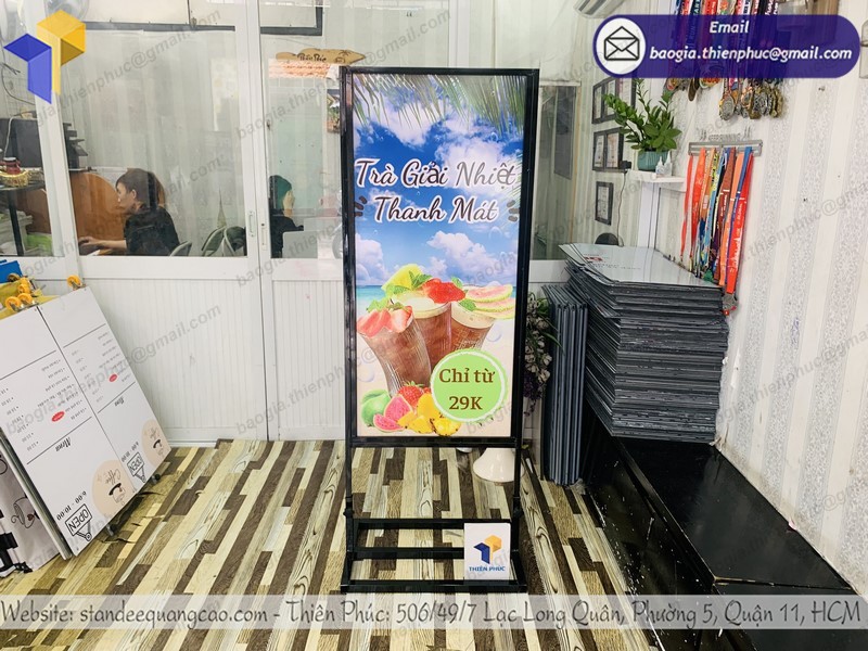 Standee khung sắt quảng cáo rẻ