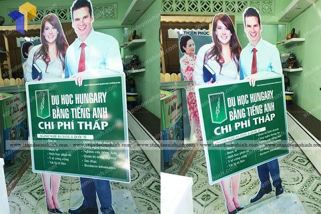 Mockup mô hình sản phẩm- standee mô hình sản phẩm giá rẻ