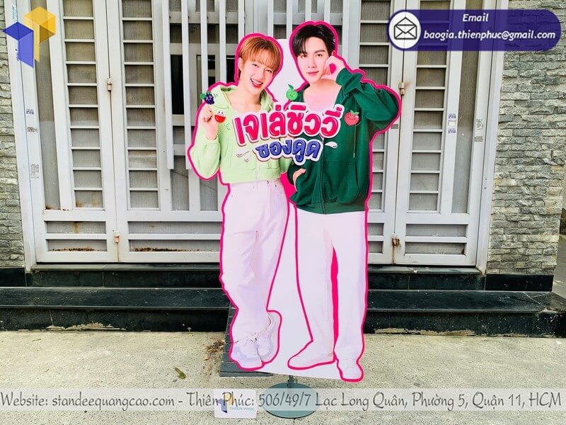 standee mô hình người thật in 3D