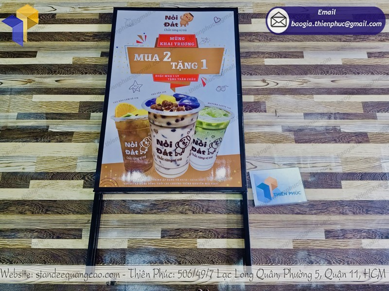 standee quảng cáo chữ a đẹp