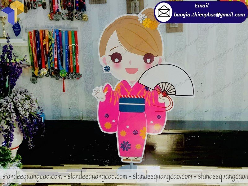 standee quảng cáo du lịch