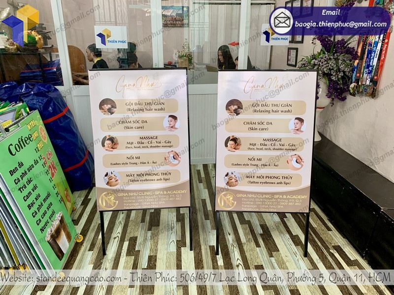 standee quảng cáo ngoài trời đẹp