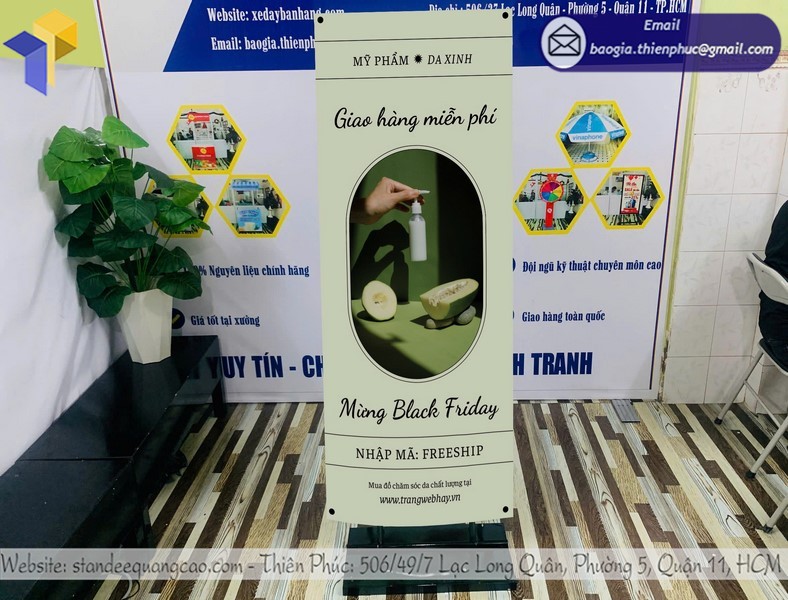 Standee sự kiện khuyến mãi TPHCM