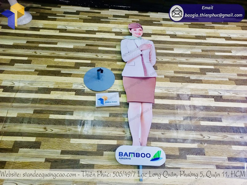 standee tiếp viên hàng không