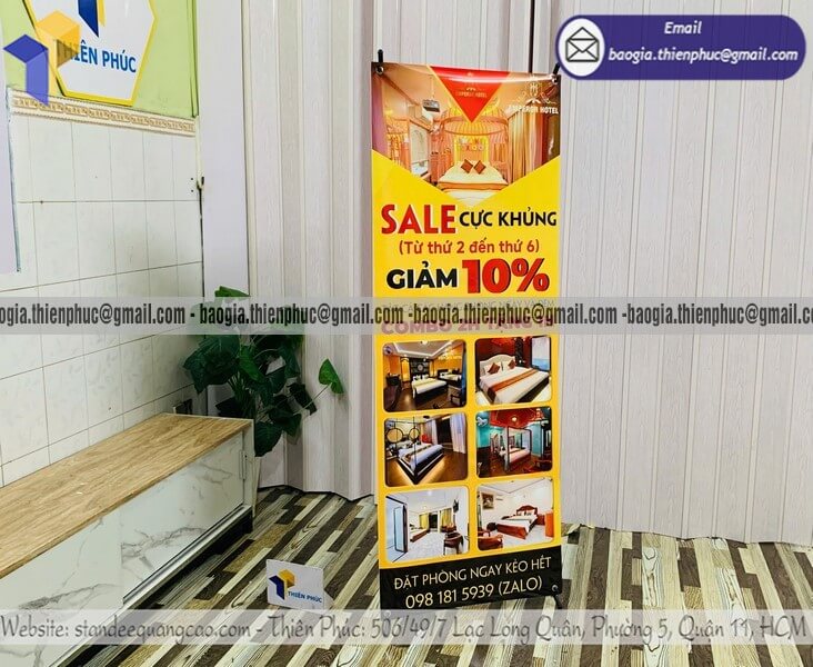 Standee treo poster sự kiện một mặt quảng cáo giao hàng toàn quốc giá sỉ giá lẻ