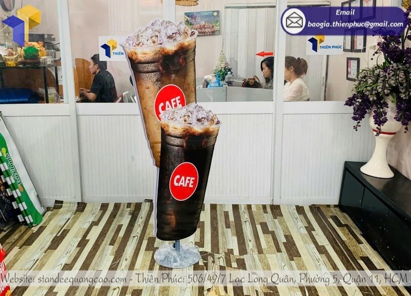 mô hình cà phe sữa đá hot 2025