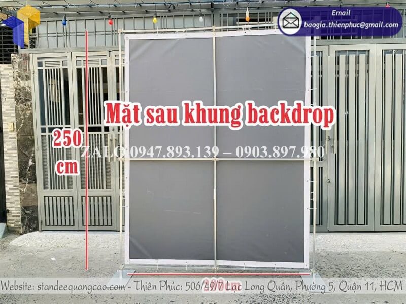 Thiết kế backdrop di động sự kiện dịp tết ngoài trời đẹp theo yêu cầu linh hoạt