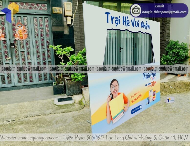 Thiết kế khung chụp hình cỡ lớn lắp ráp cho event setup nhanh dễ tháo dễ lắp