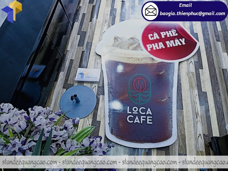 standee mô hình ly cafe giá rẻ