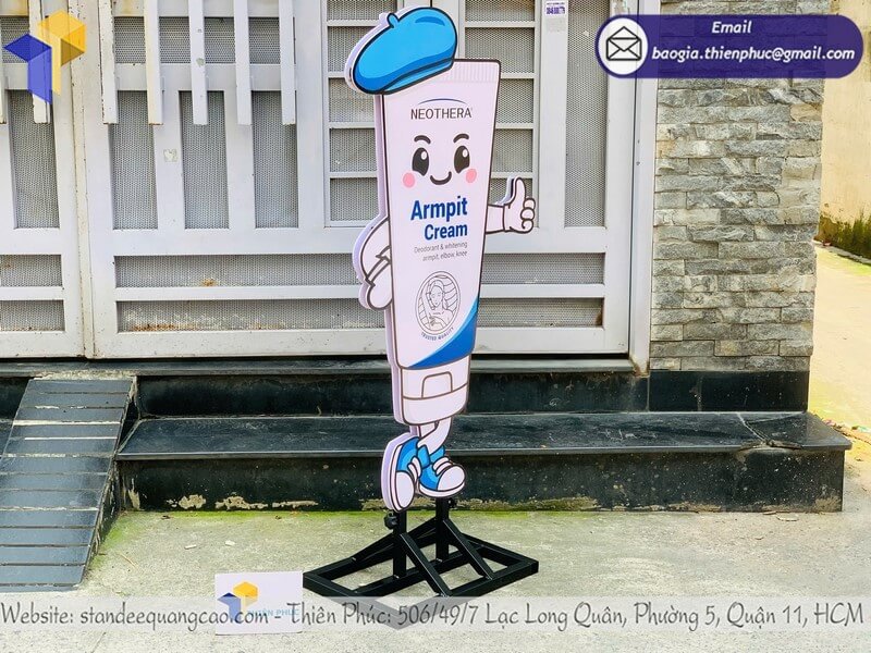 Thiết kế standee mô hình sản phẩm in 3D đẹp chấ lượng formex