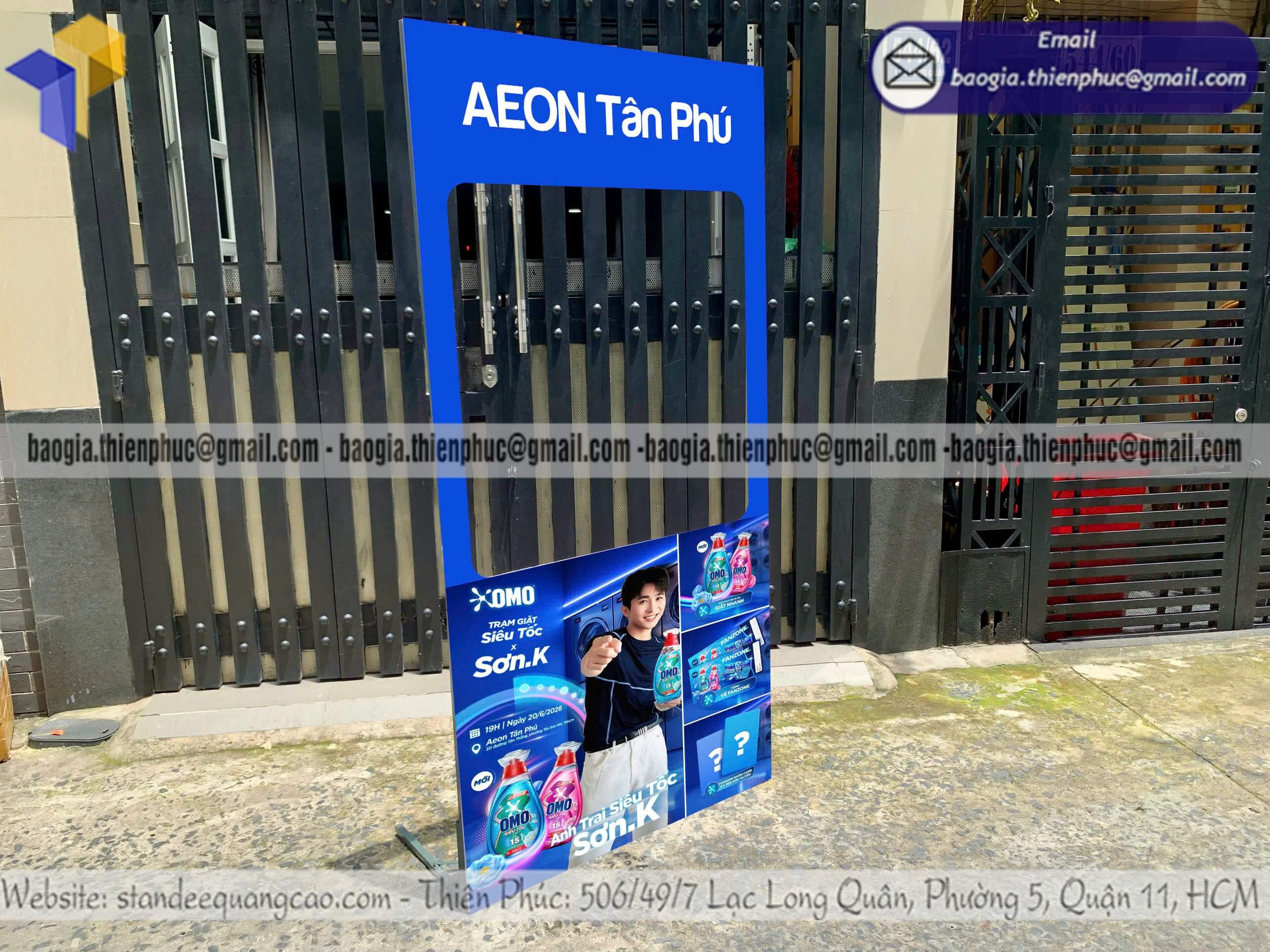 Xưởng bán khung check in lắp ráp fomat tại siêu thị gia công cho trung tâm thương mại