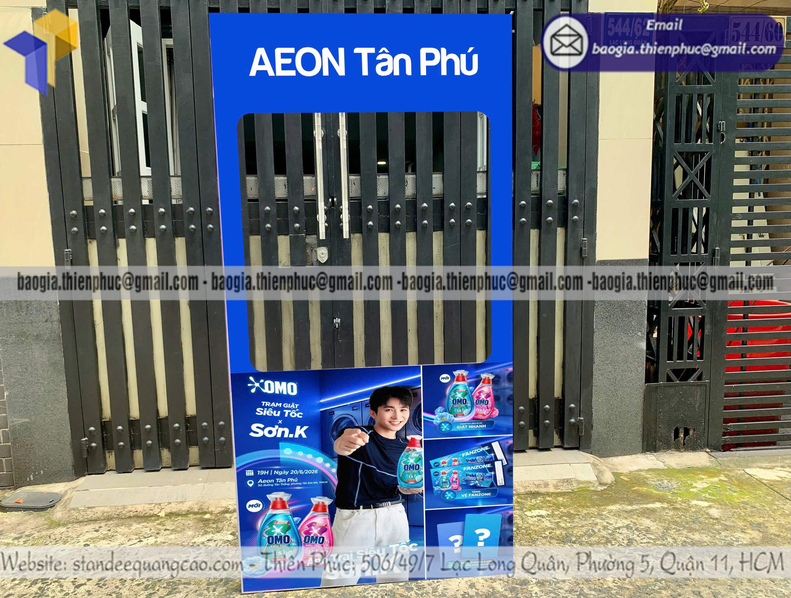 Xưởng bán khung check in lắp ráp fomat tại siêu thị in decal sắc nét cao cấp cho sản phẩm mới