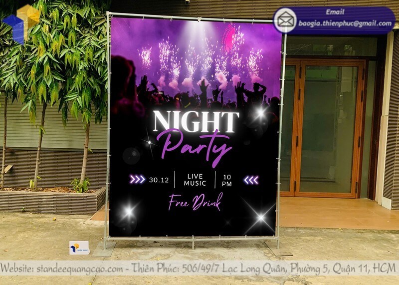 Xưởng gia công khung backdrop cho sự kiện party rẻ nhận đơn số lượng lớn cho dự án sự kiện