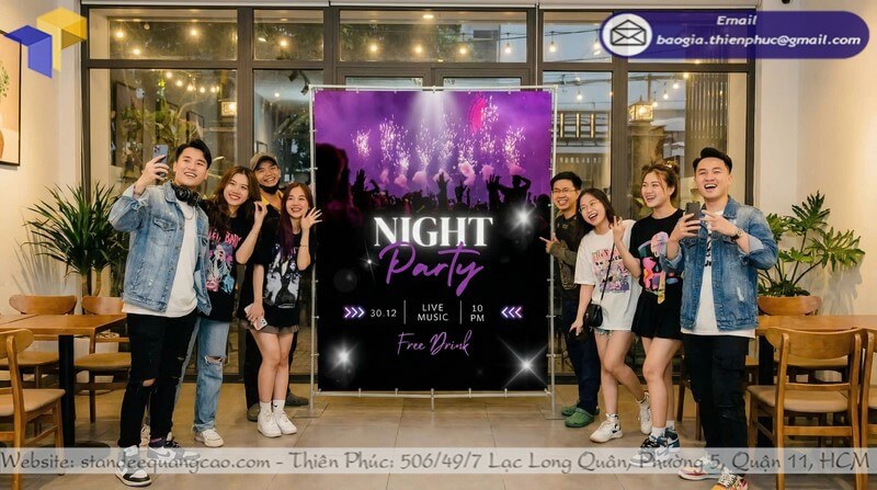 Xưởng gia công khung backdrop cho sự kiện party rẻ