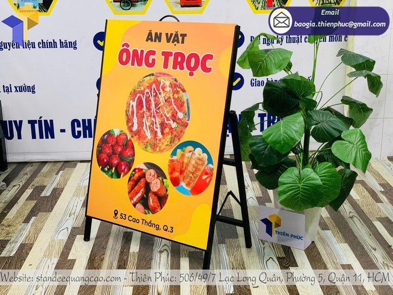 Xưởng in bảng standee quảng cáo 1 mặt giá rẻ hỗ trợ giá sỉ và lẻ