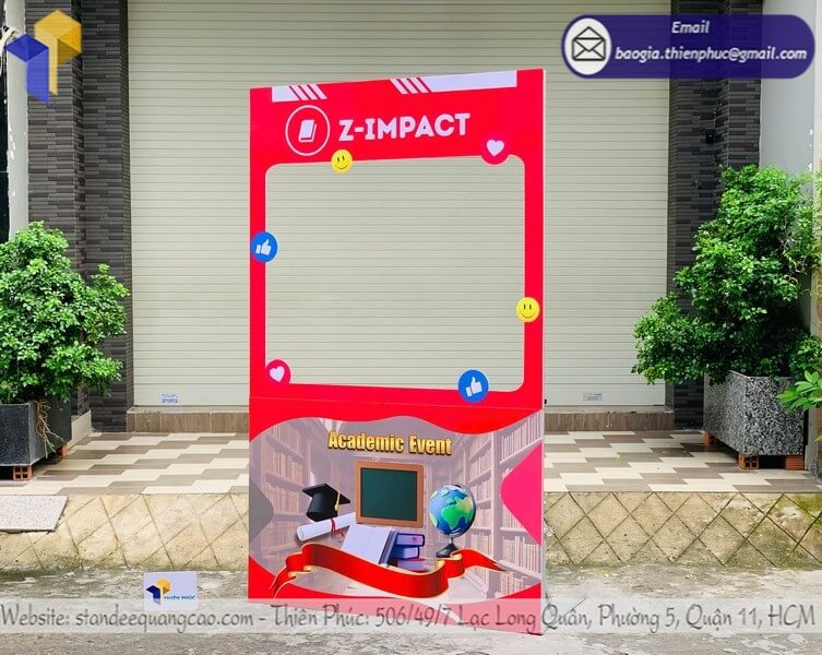 Xưởng in khung check in khai trương sự kiện bằng formex mục đích tạo điểm nhấn truyền thông