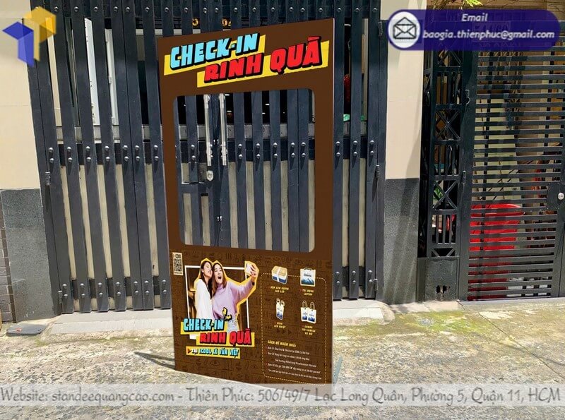 Xưởng làm khung check in sự kiện khai trương bằng formex hỗ trợ thiết kế thi công nhanh