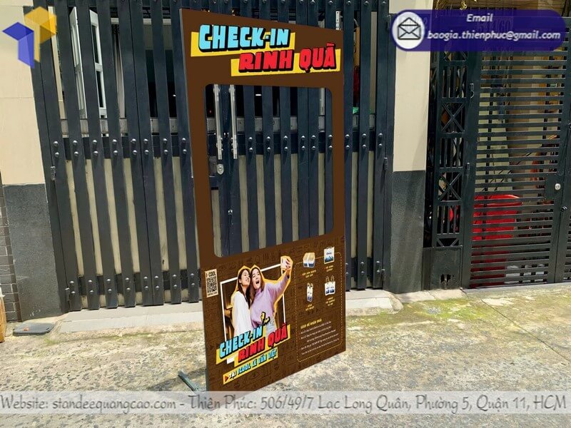 Xưởng làm khung check in sự kiện khai trương bằng formex giá thương hiệu theo kích thước