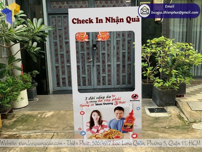 Xưởng làm khung check in sự kiện nhanh giá rẻ mẫu khung lớn nhỏ