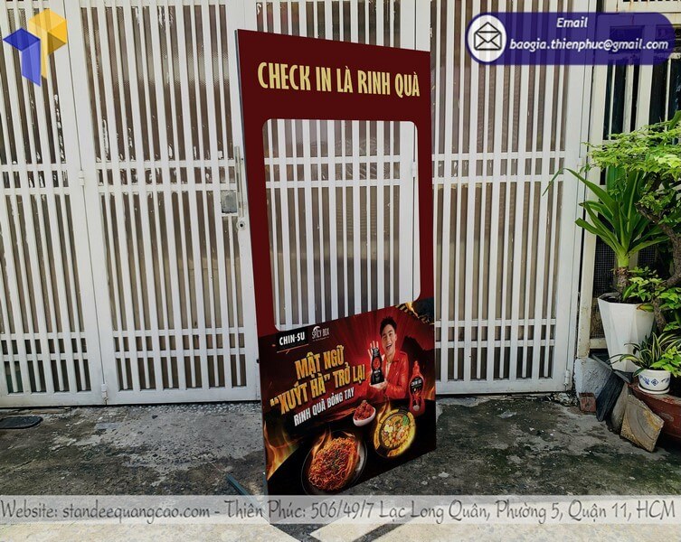 Xưởng sản xuất mẫu khung check in sự kiện giá rẻ rõ nét hiện đại