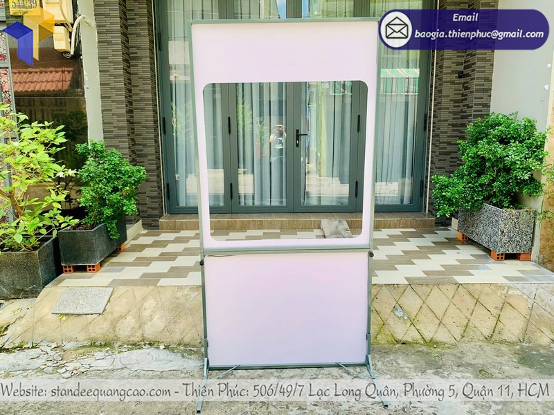 xuong quận 11 thiết kế khung check in